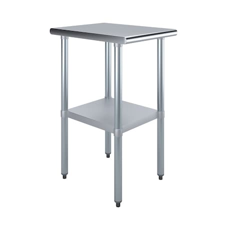Amgood 24 in. x 18 in. Stainless Steel Table AMG WT-2418